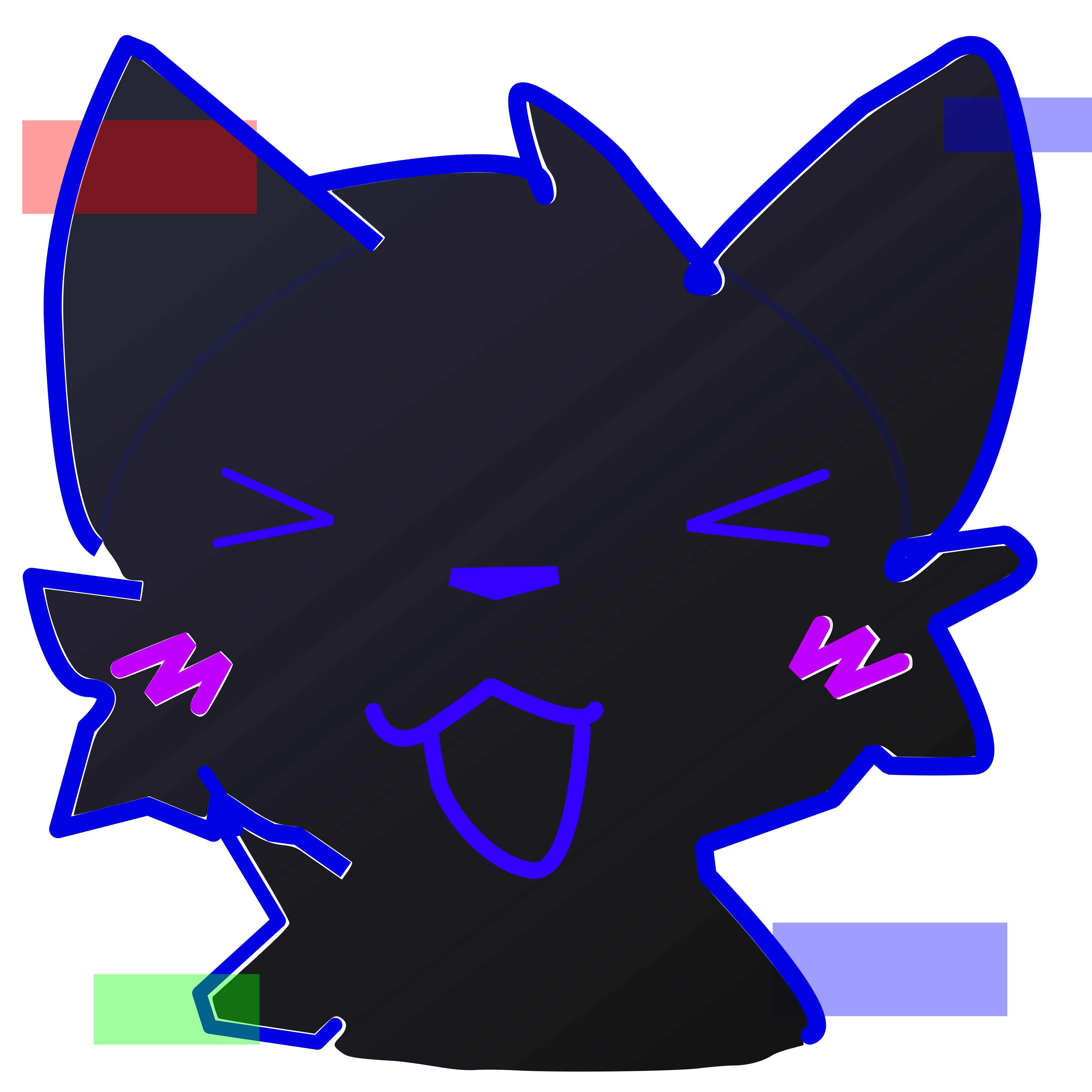 glitchy profile picture